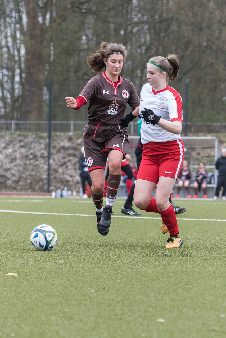 Bild 185 - B-Juniorinnen Walddoerfer - St.Pauli : Ergebnis: 4:1